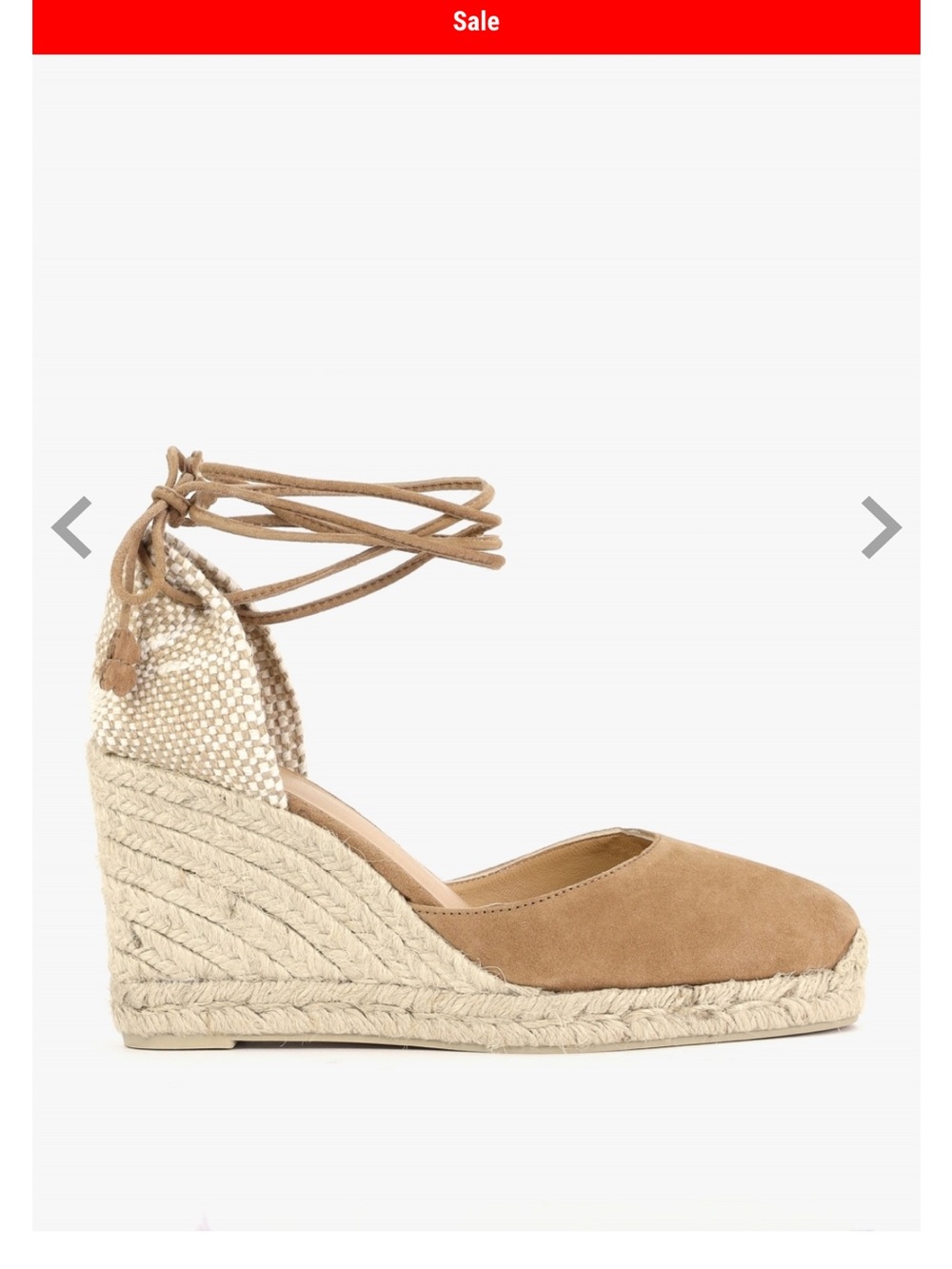 Castaner suede Carina espadrille